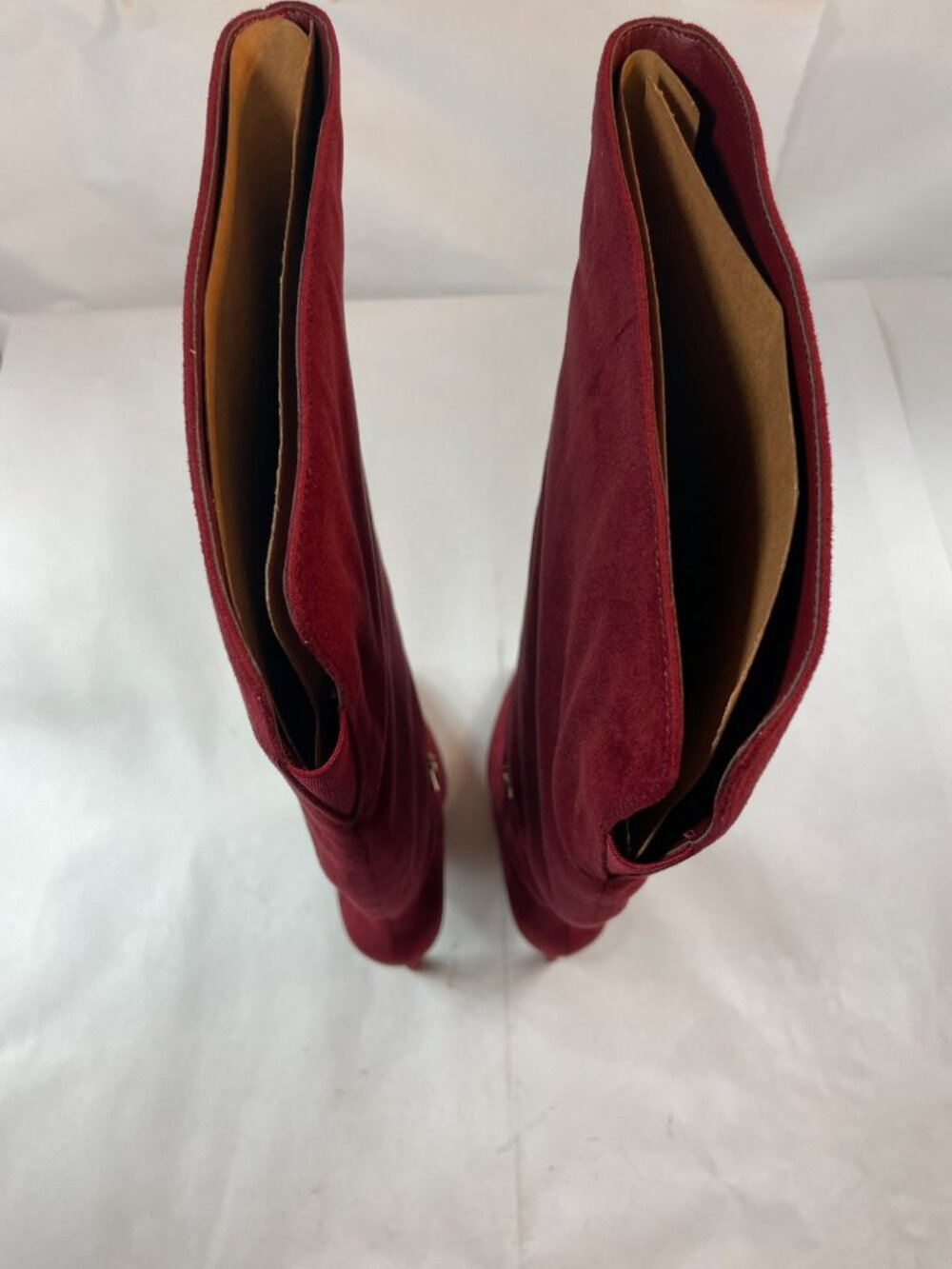 Jessica Simpson Earon Knee-High Burgundy Pointed Stiletto Heel Boots Wmn's Sz 9M - Picture 8 of 13